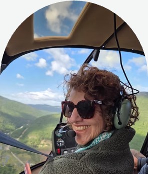 Piedad Rodríguez en su viaje por Argentina